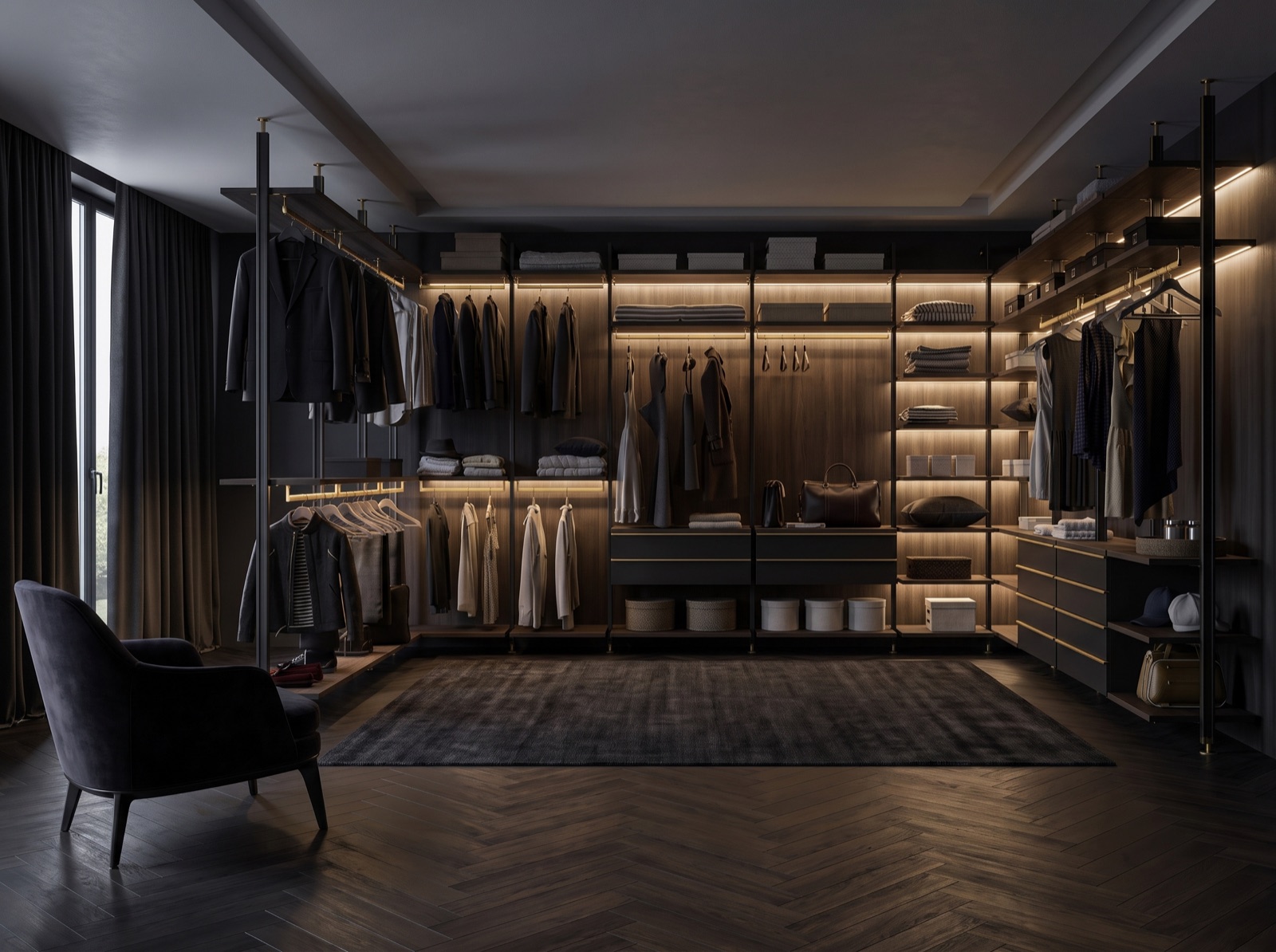Ambiance dressing nuit